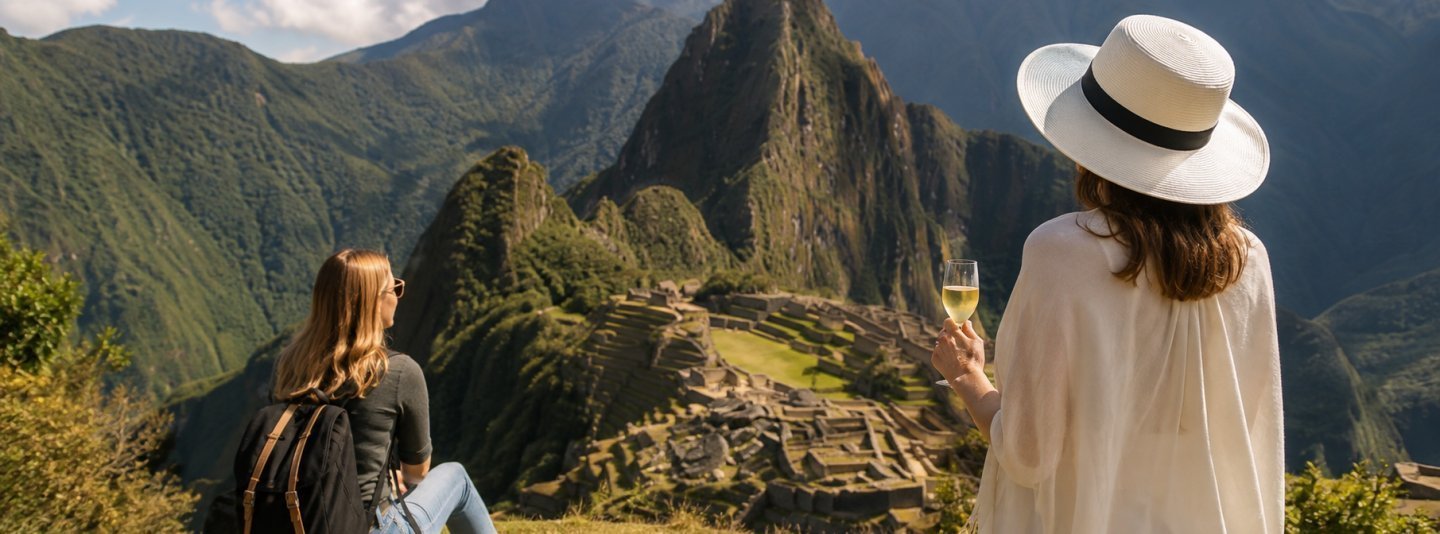 Tour económico vs tour de lujo en Perú desde Chile